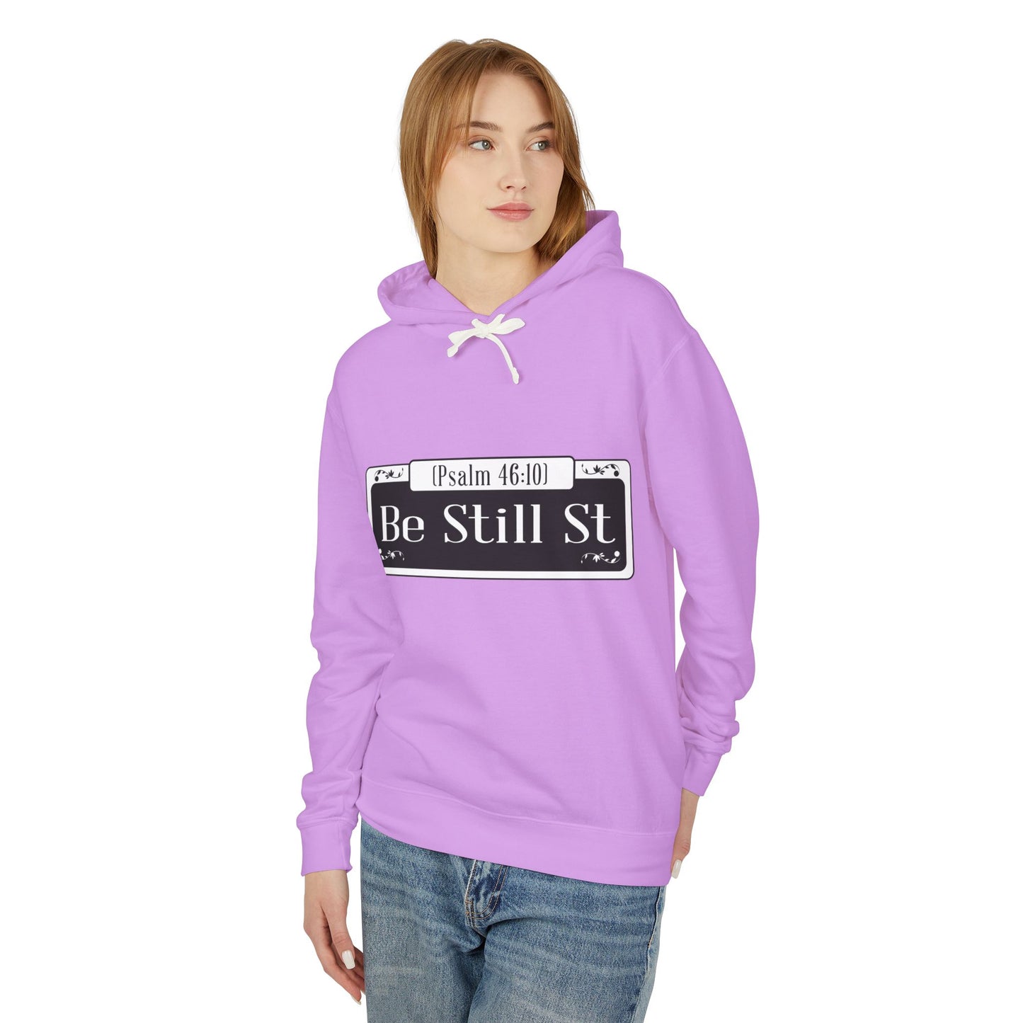 Be Still St. - Unisex Hooded Sweatshirt, The Good Word Collection