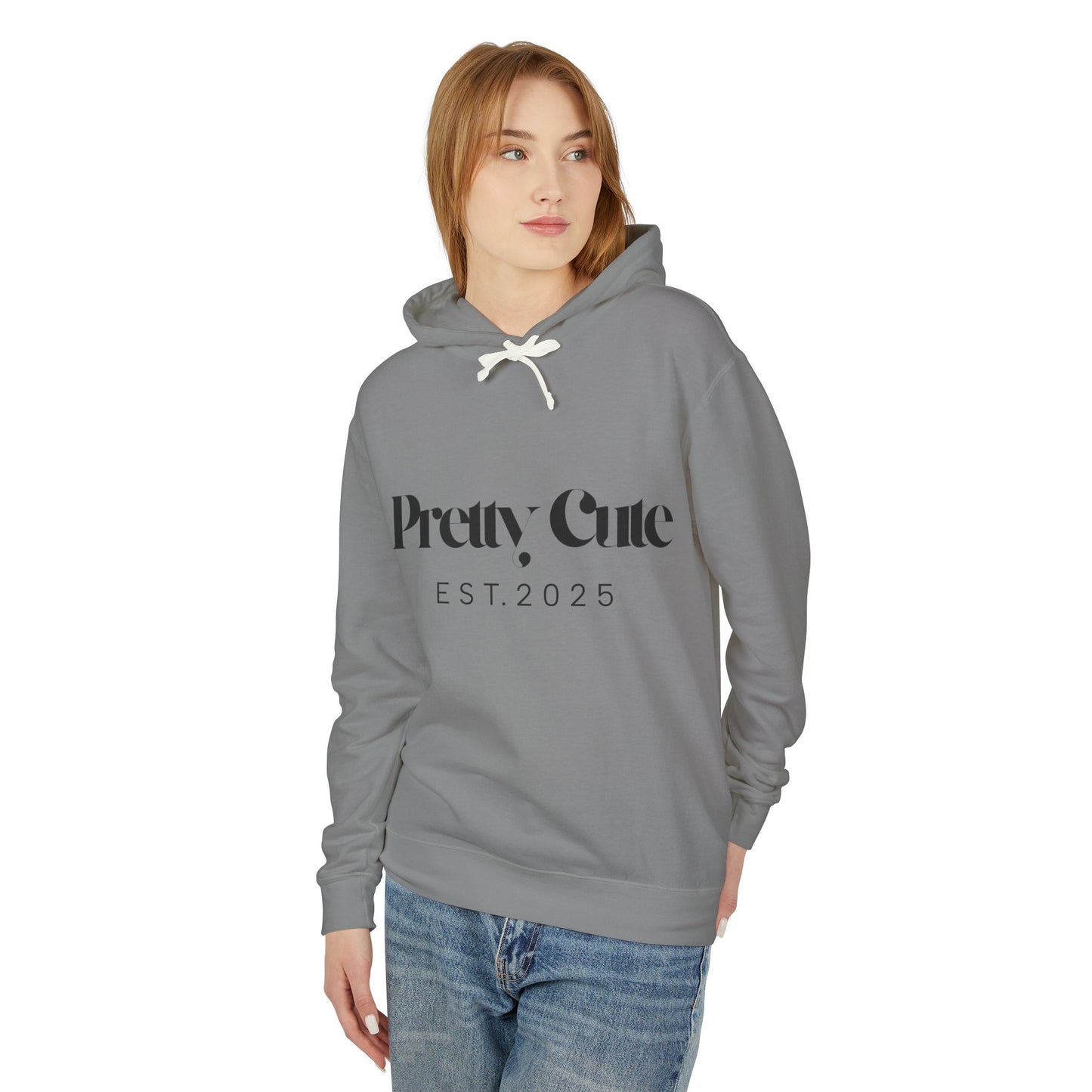 Pretty Cute Unisex Lightweight Hooded Sweatshirt - Perfect for Casual Days and Celebrations