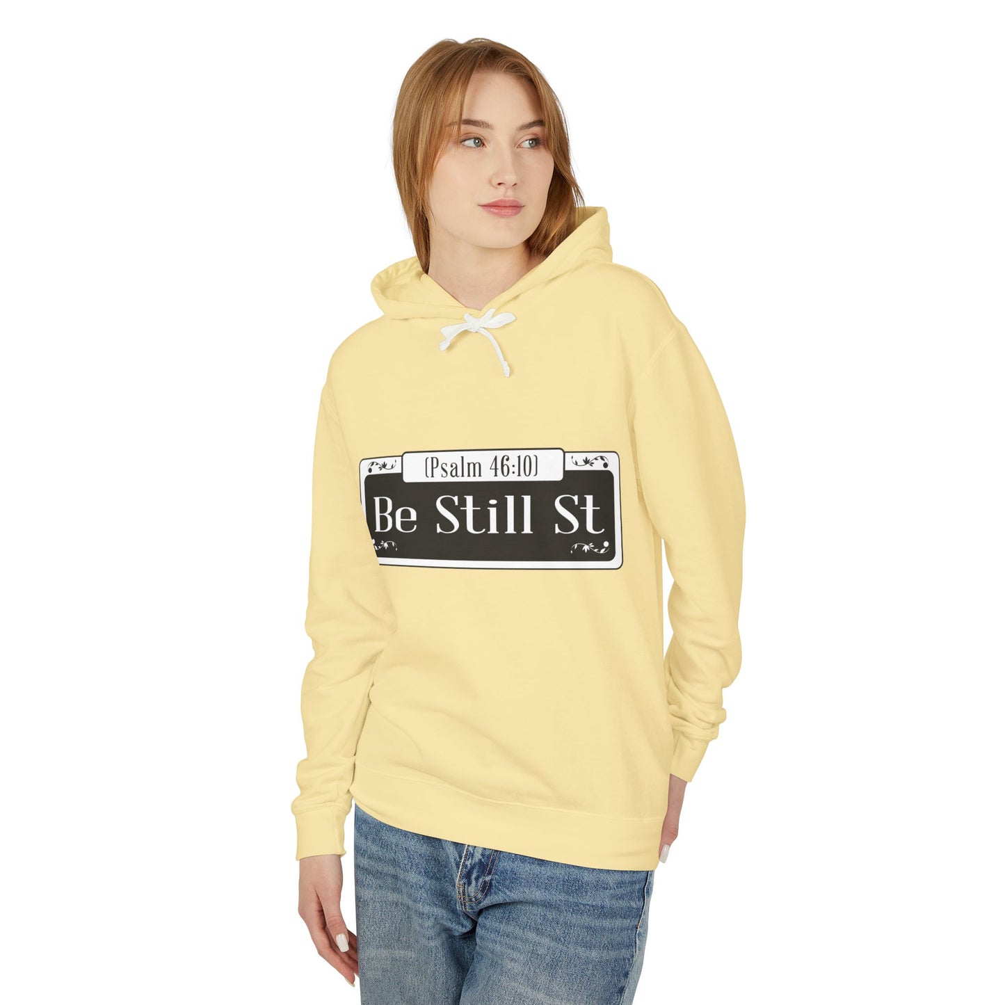 Be Still St. - Unisex Hooded Sweatshirt, The Good Word Collection