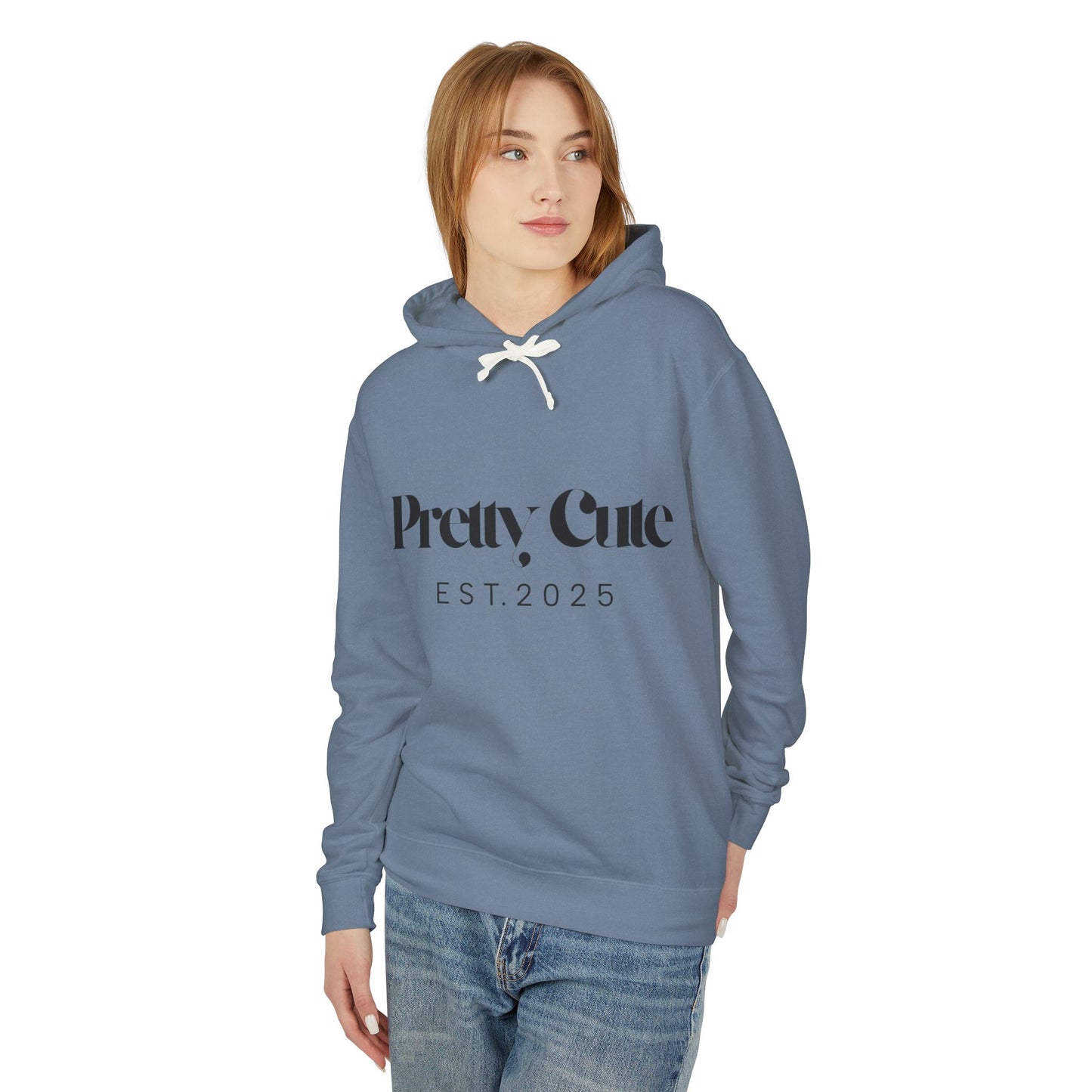 Pretty Cute Unisex Lightweight Hooded Sweatshirt - Perfect for Casual Days and Celebrations