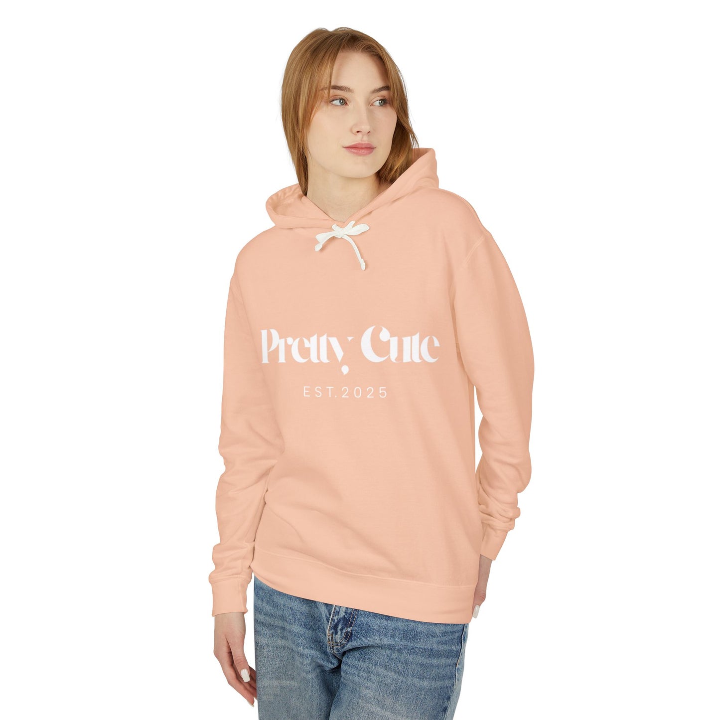 Pretty Cute Unisex Lightweight Hooded Sweatshirt - Perfect for Casual Days and Celebrations