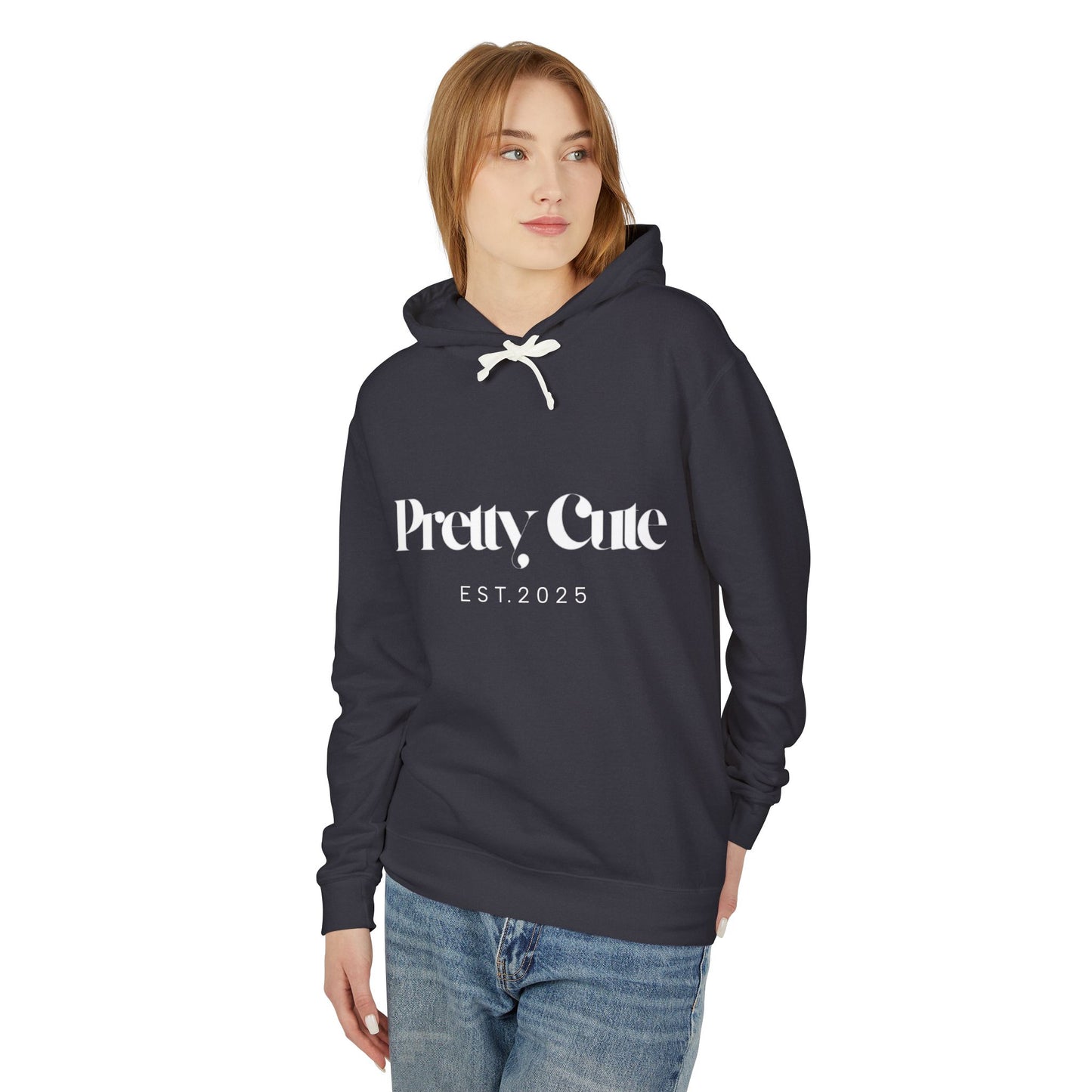 Pretty Cute Unisex Lightweight Hooded Sweatshirt - Perfect for Casual Days and Celebrations