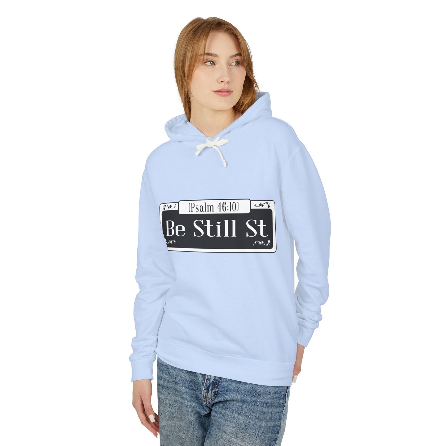 Be Still St. - Unisex Hooded Sweatshirt, The Good Word Collection