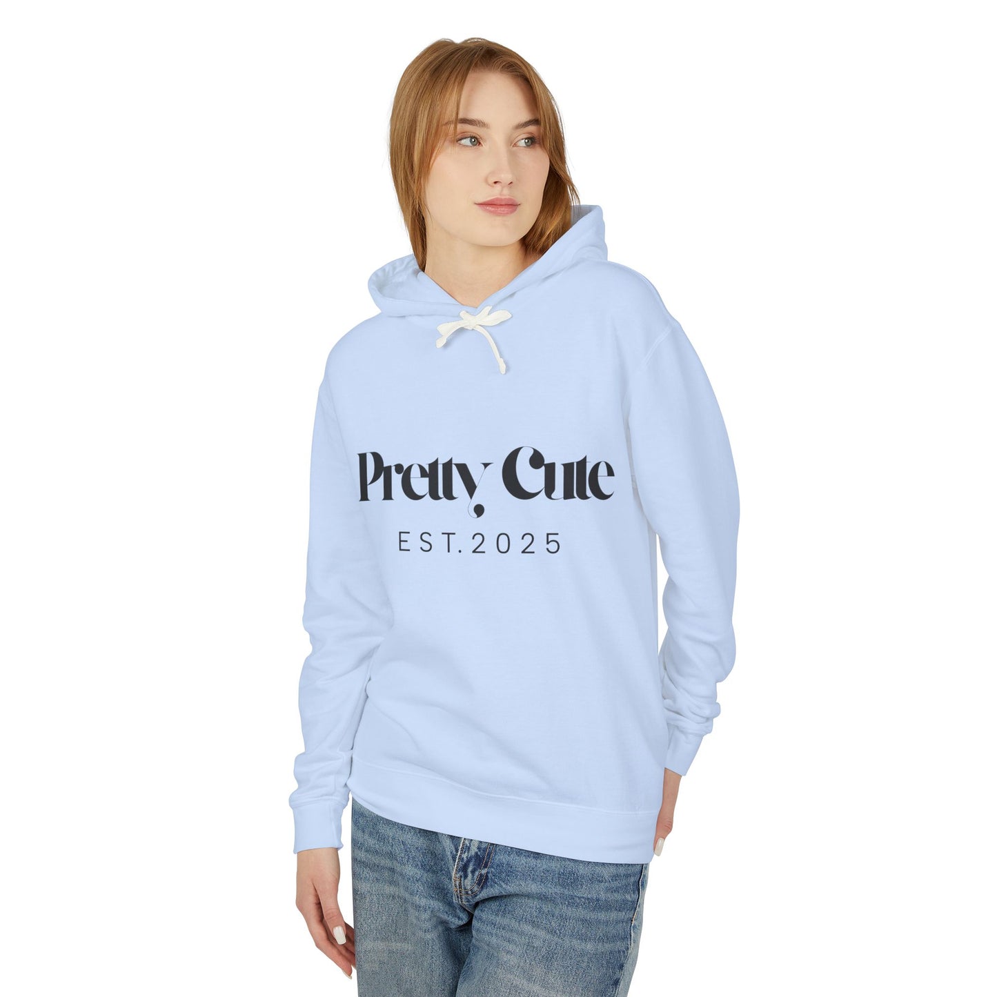 Pretty Cute Unisex Lightweight Hooded Sweatshirt - Perfect for Casual Days and Celebrations