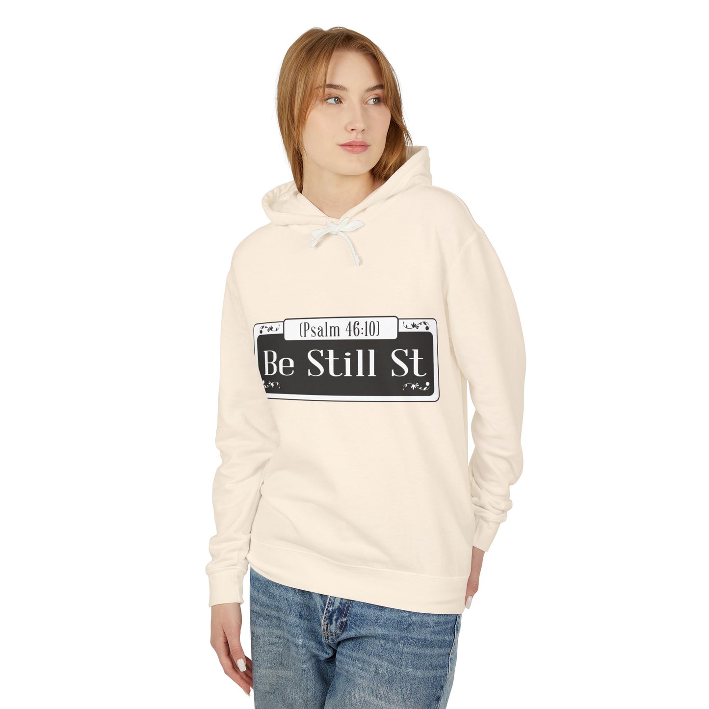 Be Still St. - Unisex Hooded Sweatshirt, The Good Word Collection