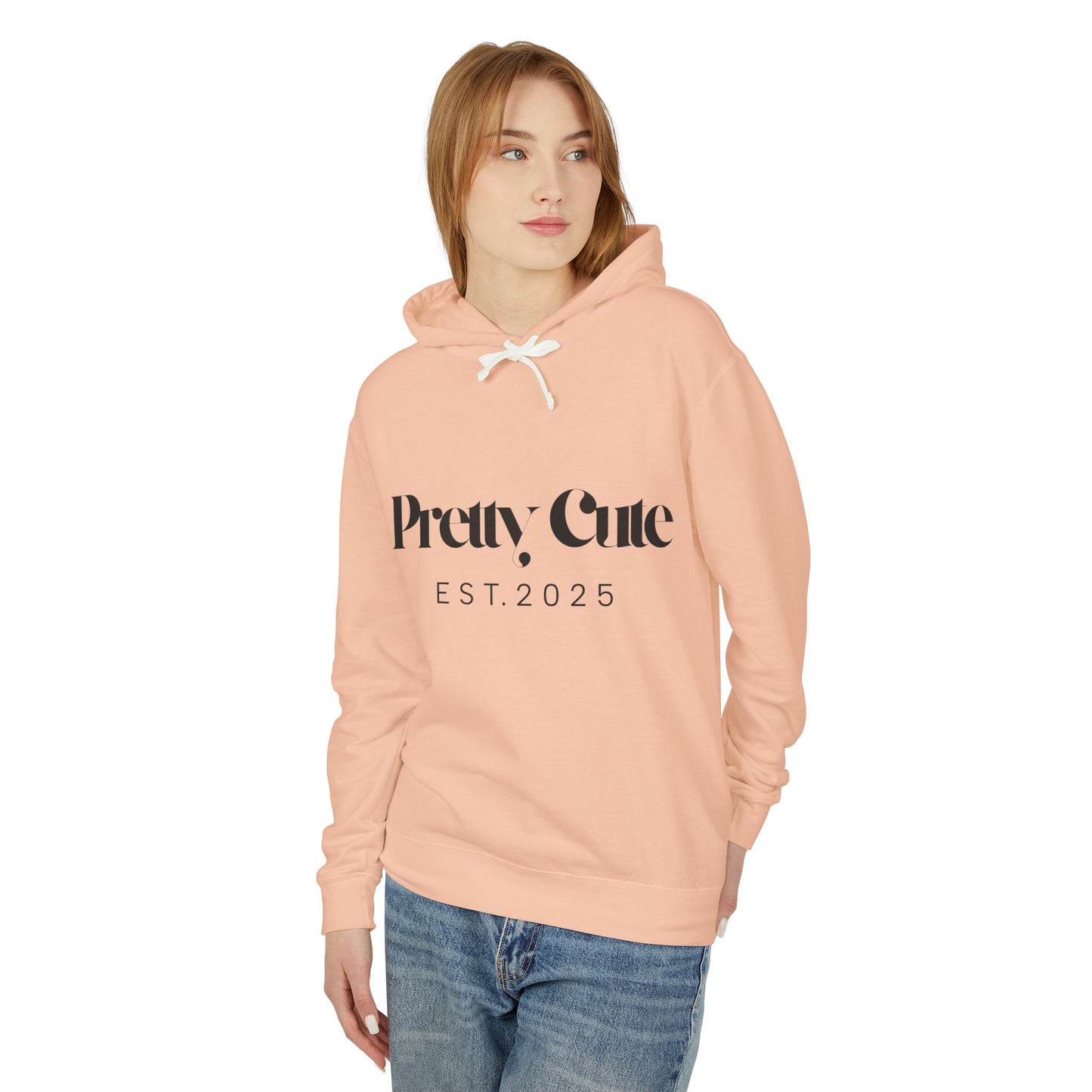 Pretty Cute Unisex Lightweight Hooded Sweatshirt - Perfect for Casual Days and Celebrations