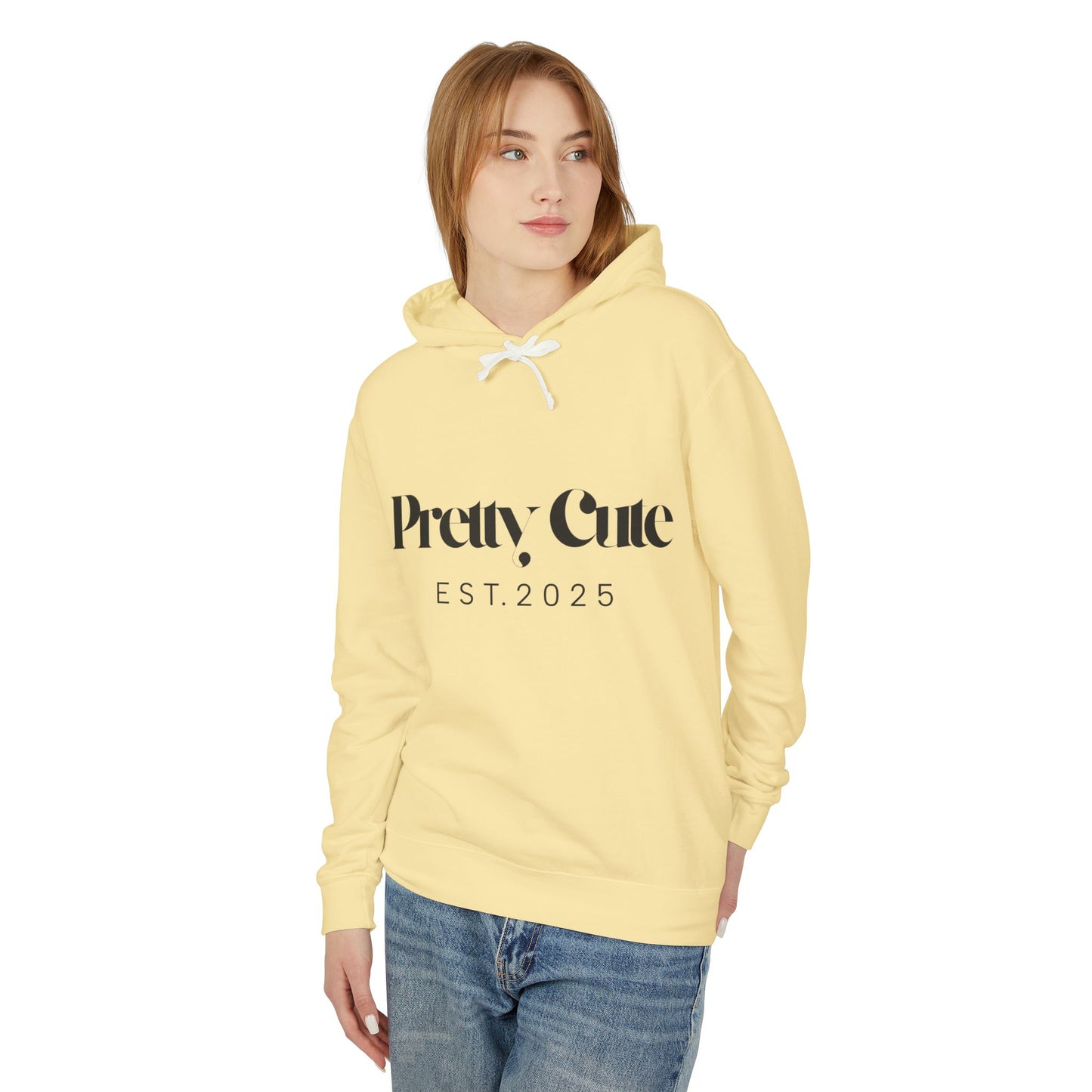 Pretty Cute Unisex Lightweight Hooded Sweatshirt - Perfect for Casual Days and Celebrations