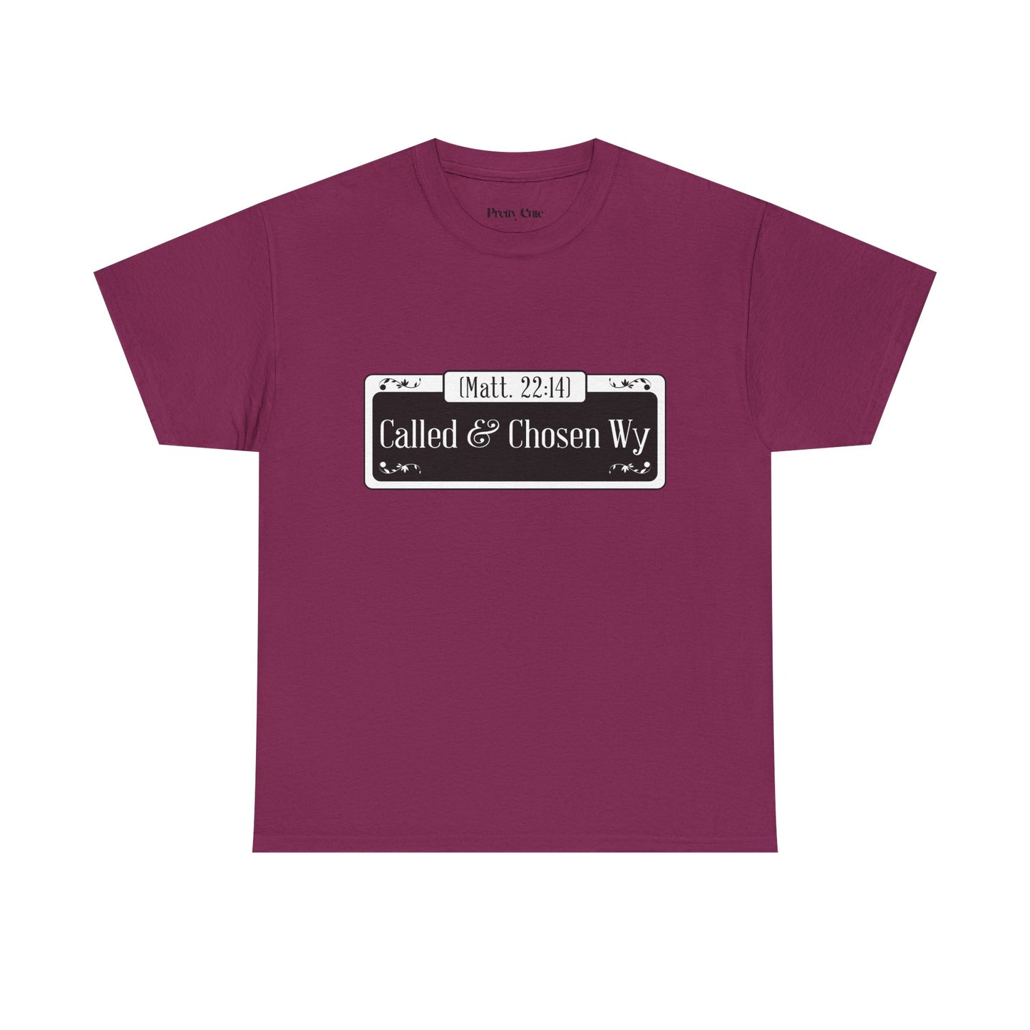 Called & Chosen Unisex Heavy Cotton Tee - Inspirational Faith Shirt
