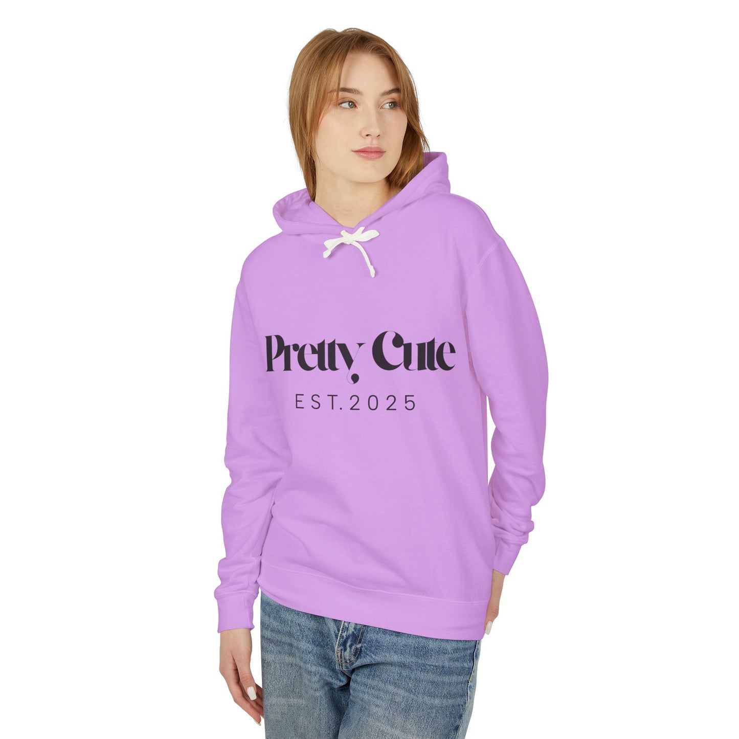 Pretty Cute Unisex Lightweight Hooded Sweatshirt - Perfect for Casual Days and Celebrations