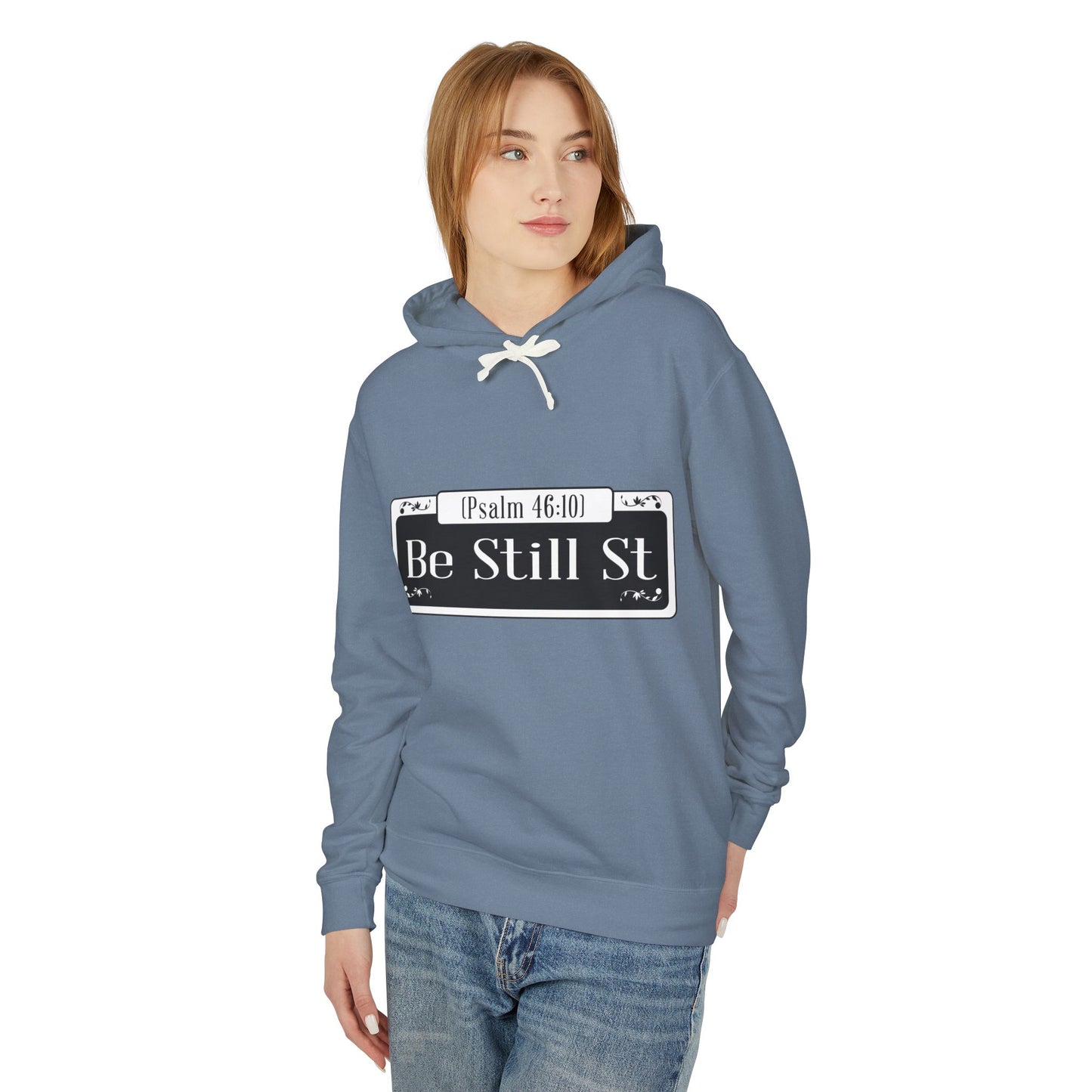 Be Still St. - Unisex Hooded Sweatshirt, The Good Word Collection