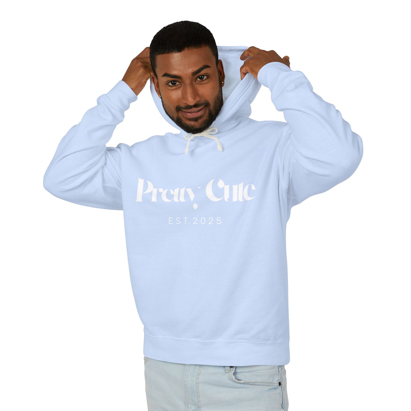 Pretty Cute Unisex Lightweight Hooded Sweatshirt - Perfect for Casual Days and Celebrations
