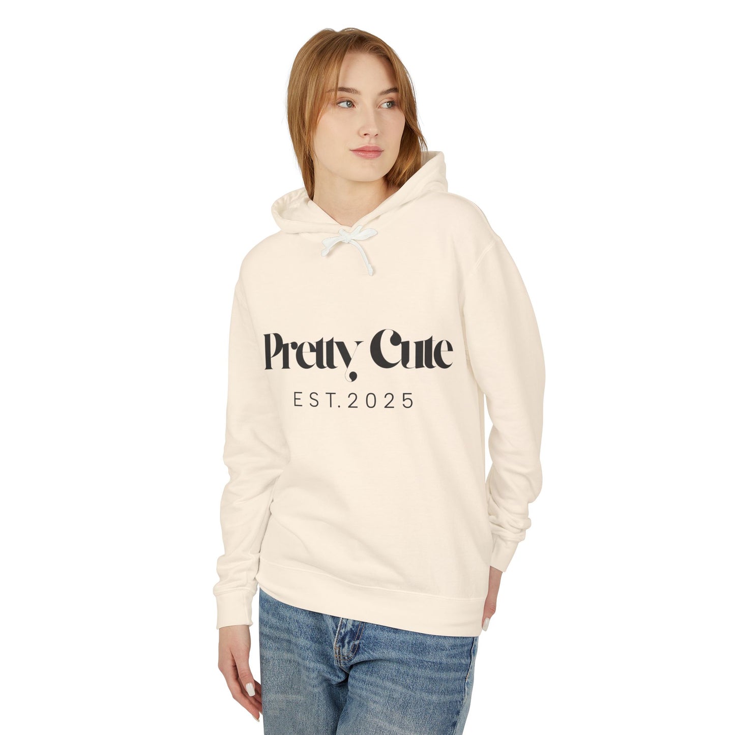 Pretty Cute Unisex Lightweight Hooded Sweatshirt - Perfect for Casual Days and Celebrations