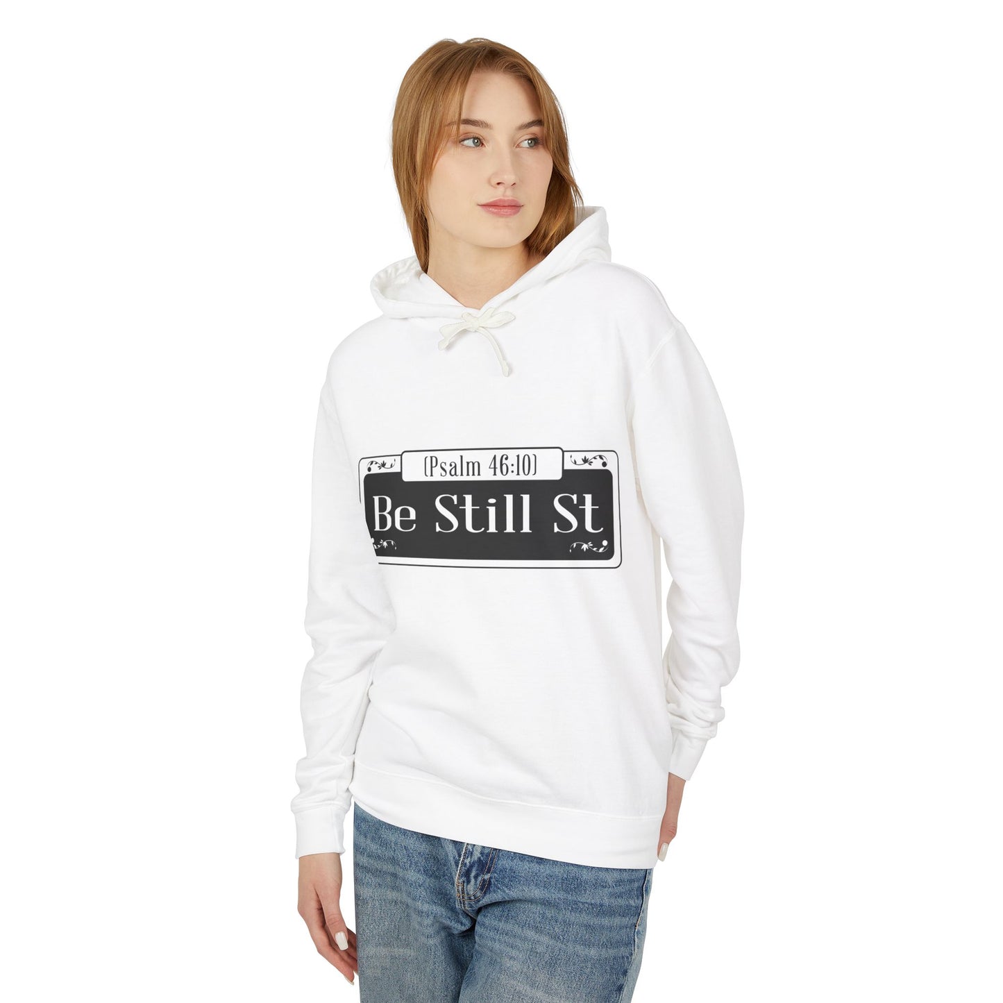Be Still St. - Unisex Hooded Sweatshirt, The Good Word Collection