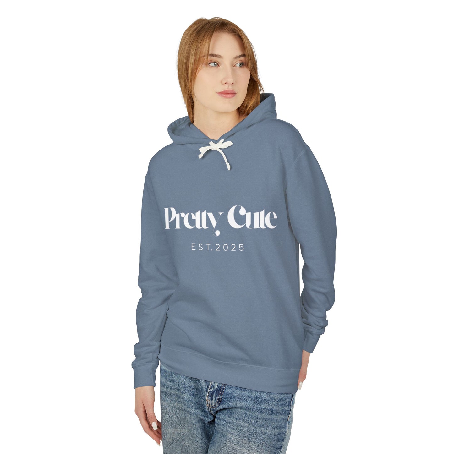 Pretty Cute Unisex Lightweight Hooded Sweatshirt - Perfect for Casual Days and Celebrations