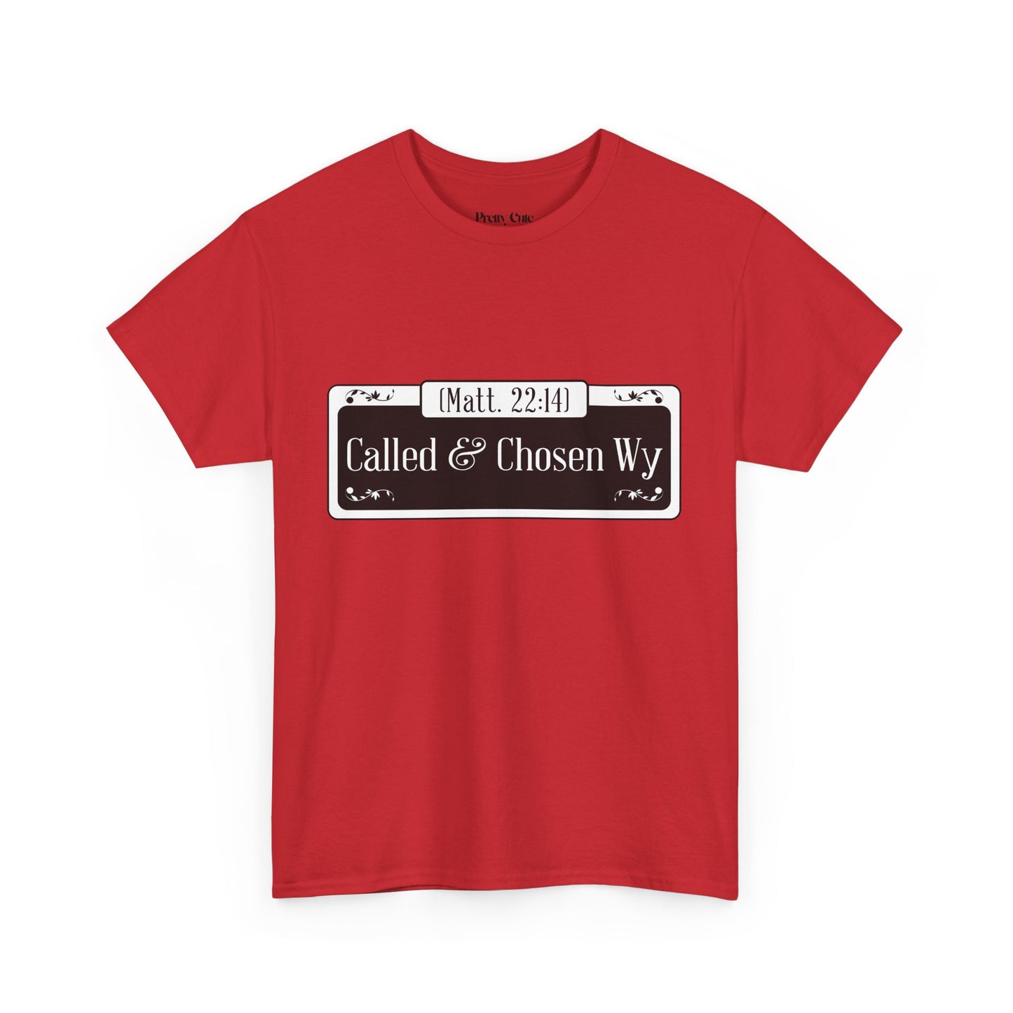 Called & Chosen Unisex Heavy Cotton Tee - Inspirational Faith Shirt