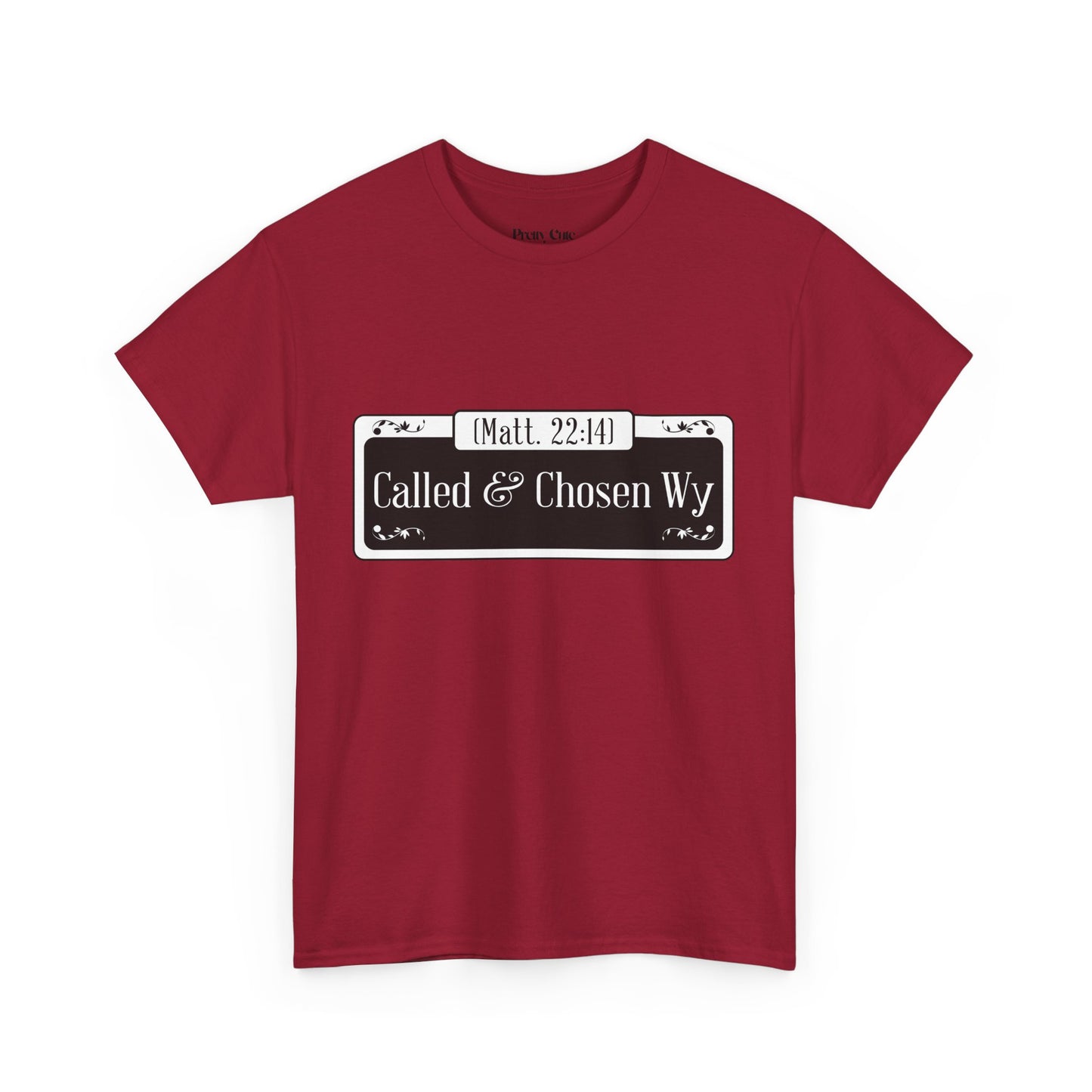 Called & Chosen Unisex Heavy Cotton Tee - Inspirational Faith Shirt