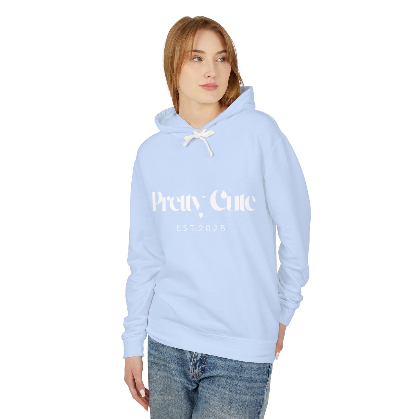 Pretty Cute Unisex Lightweight Hooded Sweatshirt - Perfect for Casual Days and Celebrations