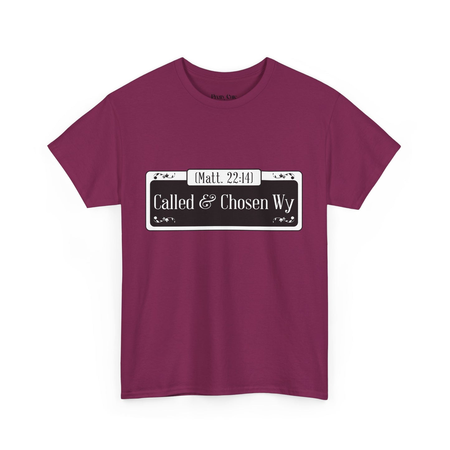 Called & Chosen Unisex Heavy Cotton Tee - Inspirational Faith Shirt