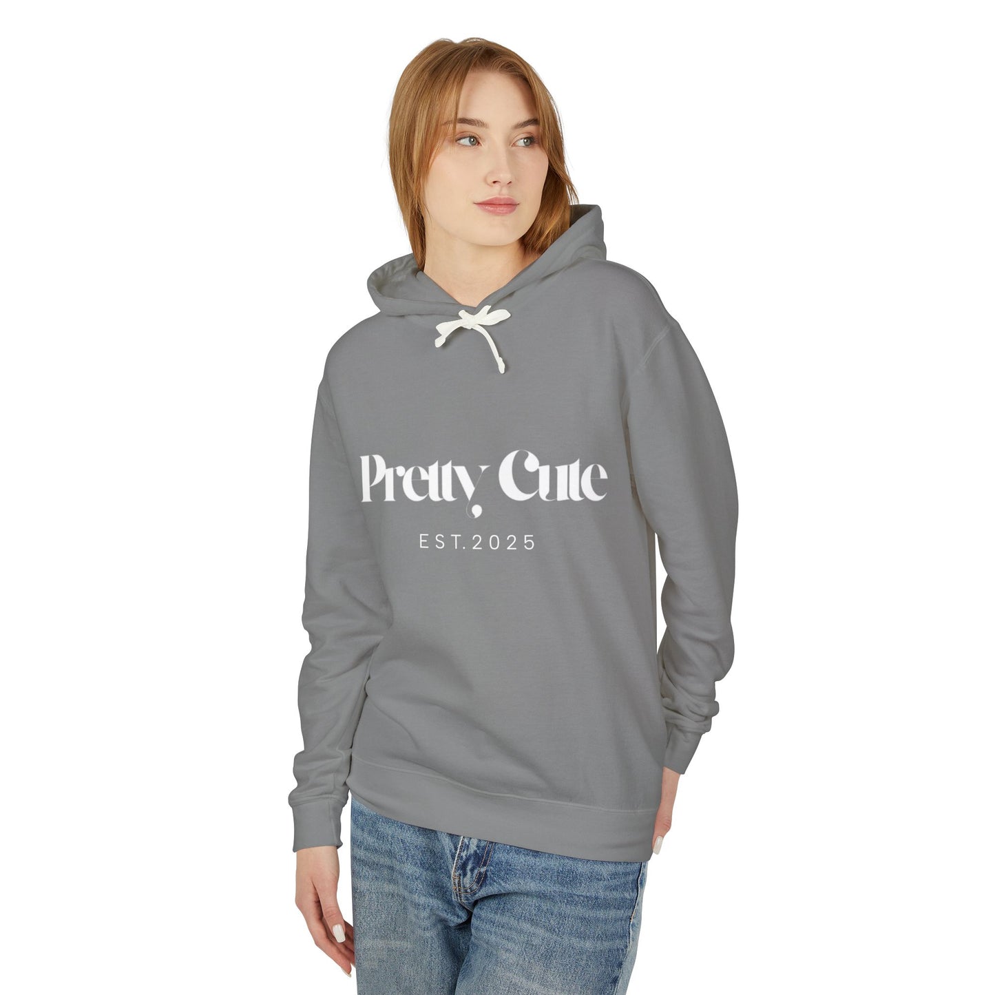Pretty Cute Unisex Lightweight Hooded Sweatshirt - Perfect for Casual Days and Celebrations