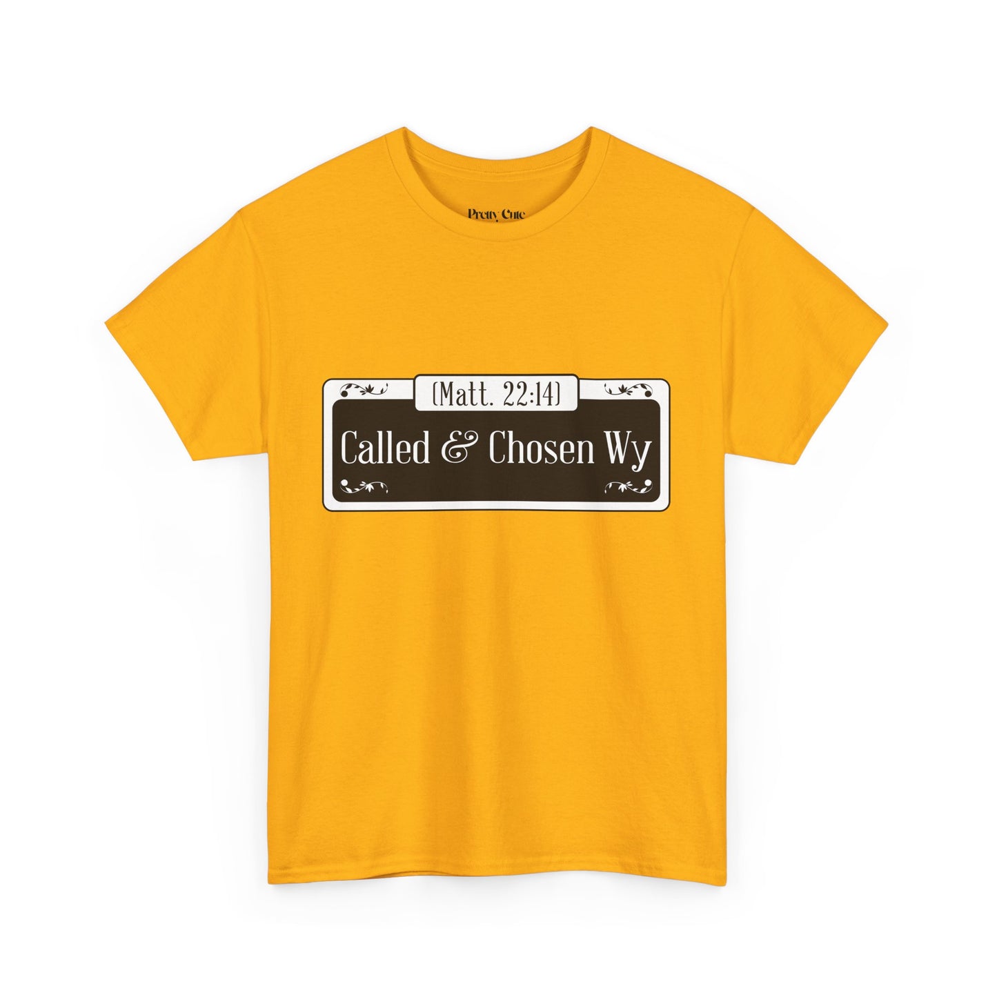 Called & Chosen Unisex Heavy Cotton Tee - Inspirational Faith Shirt