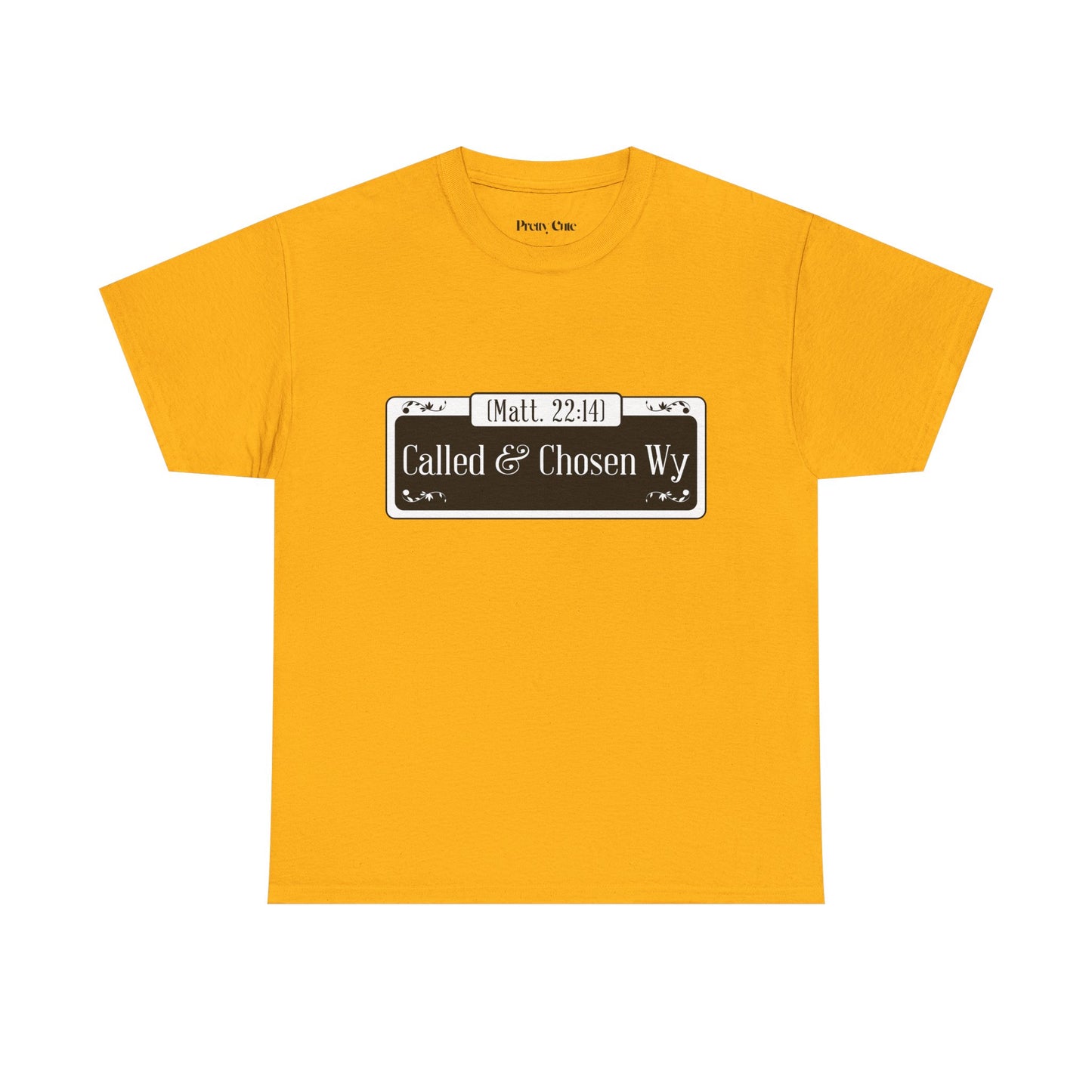 Called & Chosen Unisex Heavy Cotton Tee - Inspirational Faith Shirt