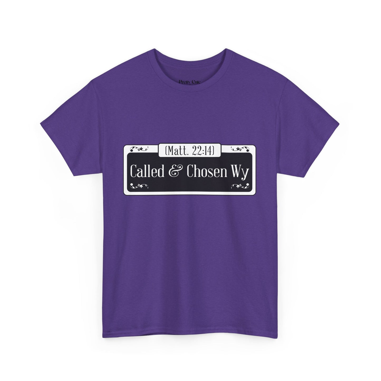 Called & Chosen Unisex Heavy Cotton Tee - Inspirational Faith Shirt