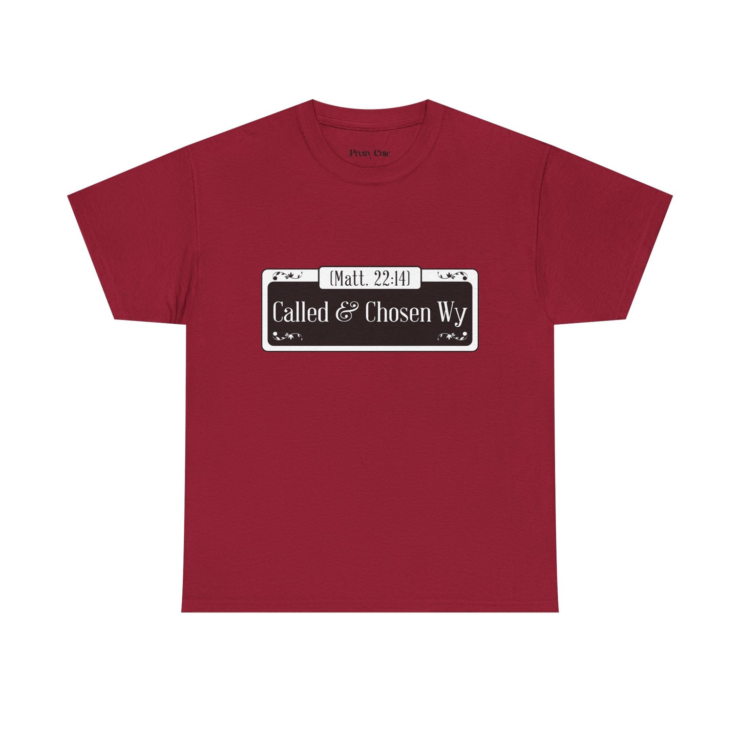 Called & Chosen Unisex Heavy Cotton Tee - Inspirational Faith Shirt