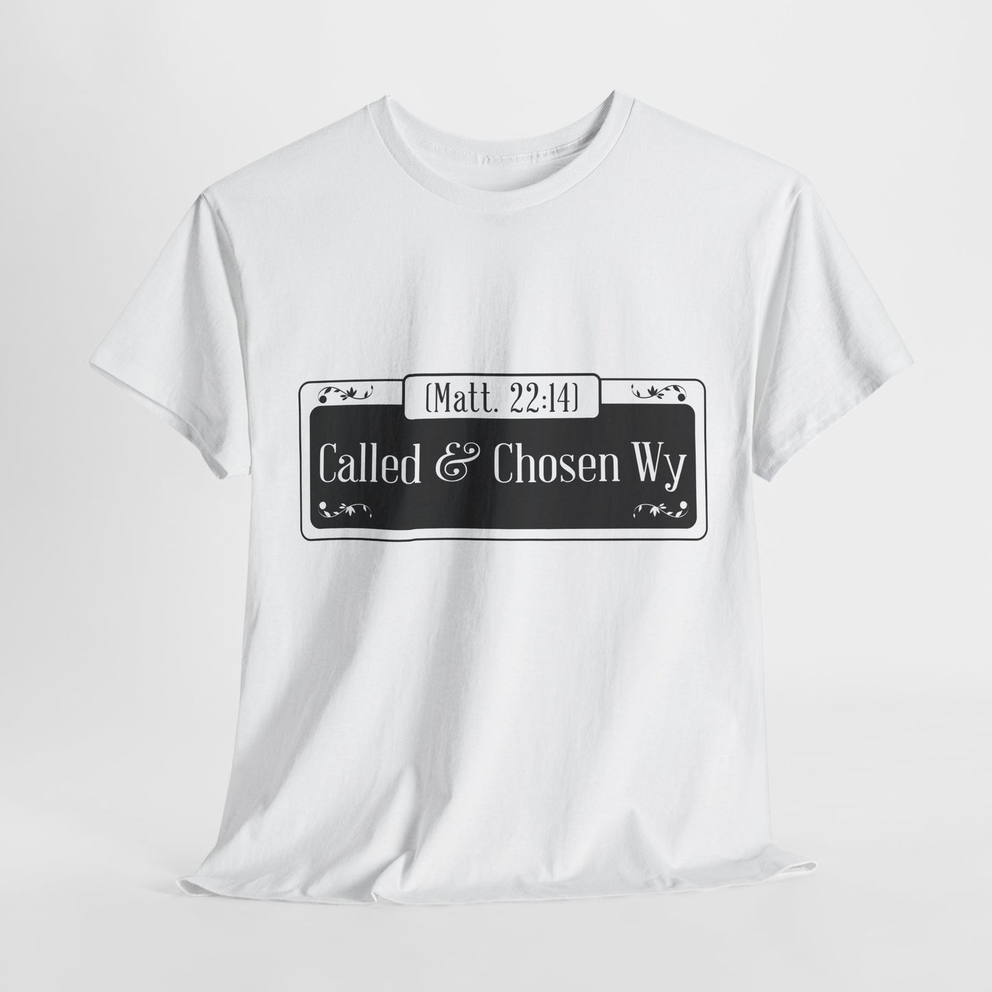 Called & Chosen Unisex Heavy Cotton Tee - Inspirational Faith Shirt