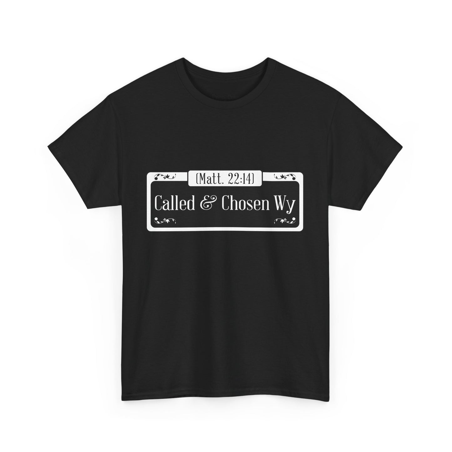 Called & Chosen Unisex Heavy Cotton Tee - Inspirational Faith Shirt