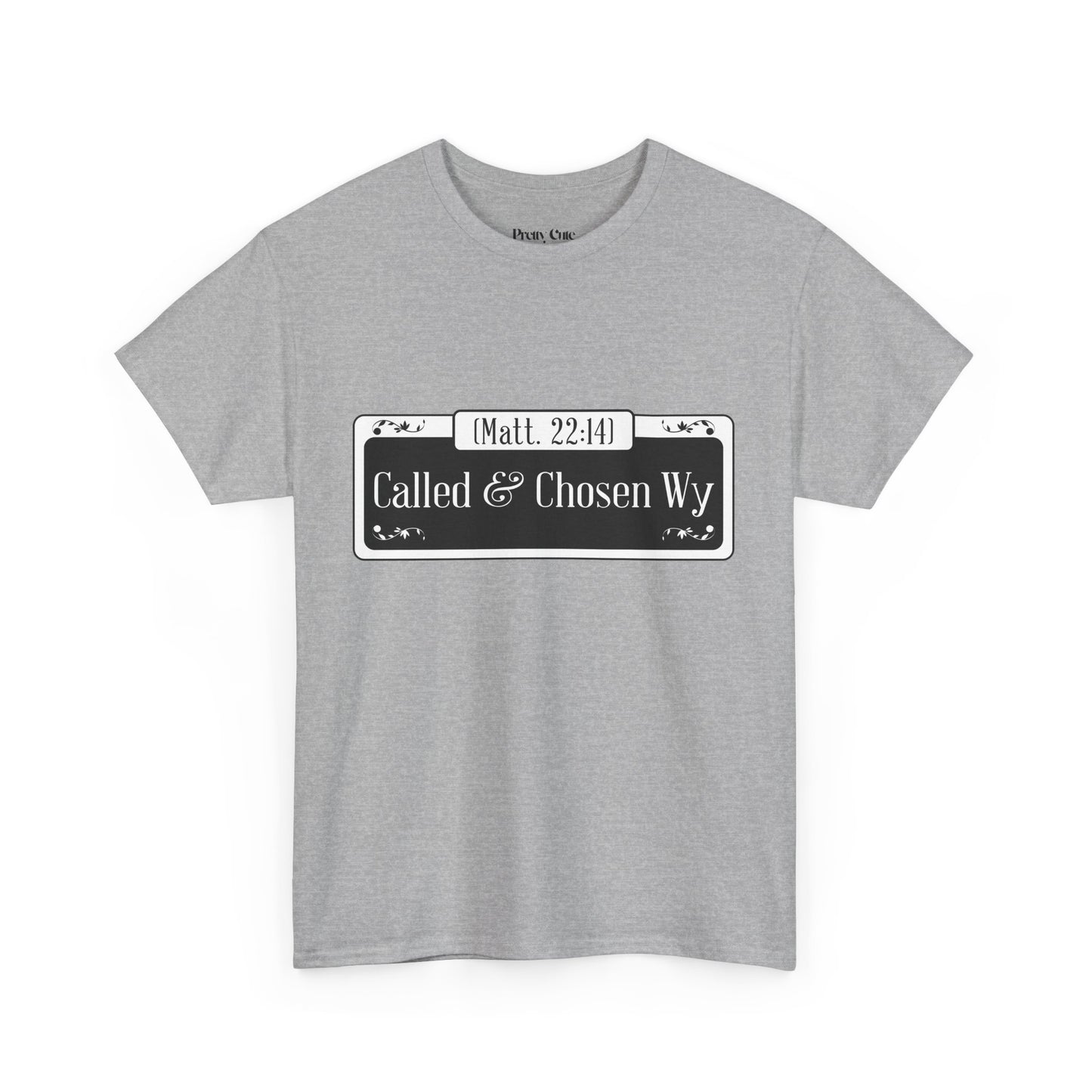 Called & Chosen Unisex Heavy Cotton Tee - Inspirational Faith Shirt